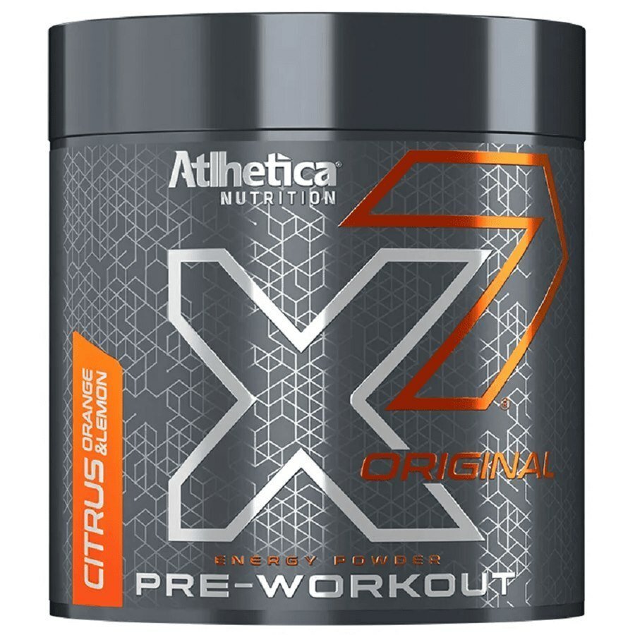 X7 Original Pré-Workout Sabor Citrus Orange E Lemon Atlhetica 300g